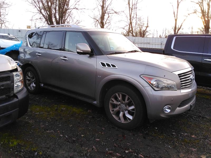 2014 Infiniti Qx80 VIN JN8AZ2NE5E9063483 COPART salvage auction — REAR END, Or - Lien Papers Salvage, sold $2,900 on 2026-07-13 (photo 4)