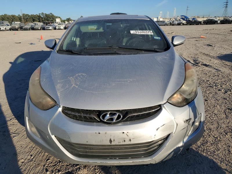 2013 Hyundai Elantra VIN KMHDH4AE8DU706509 COPART salvage auction — REAR END, Id - Salvage Certificate Of Title, sold $700 on 2026-07-31 (photo 5)