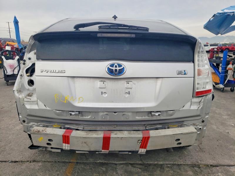 2010 Toyota Prius VIN JTDKN3DU9A0245079 COPART salvage auction — REAR END, Ca - Salvage Certificate, sold $2,000 on 2026-07-27 (photo 6)