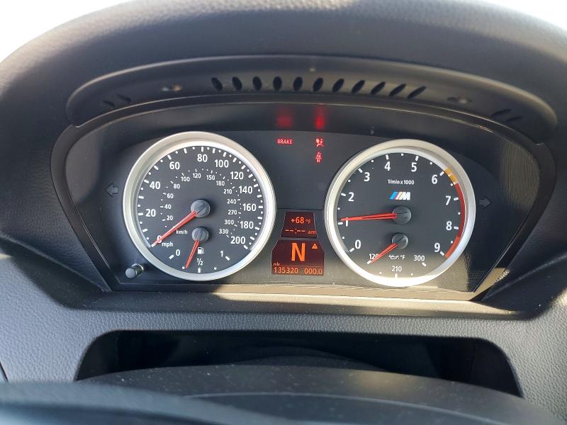 2006 BMW M6 VIN WBSEH93416B797267 COPART salvage auction — FRONT END, Ca - Salvage Certificate, sold $4,550 on 2026-07-02 (photo 9)