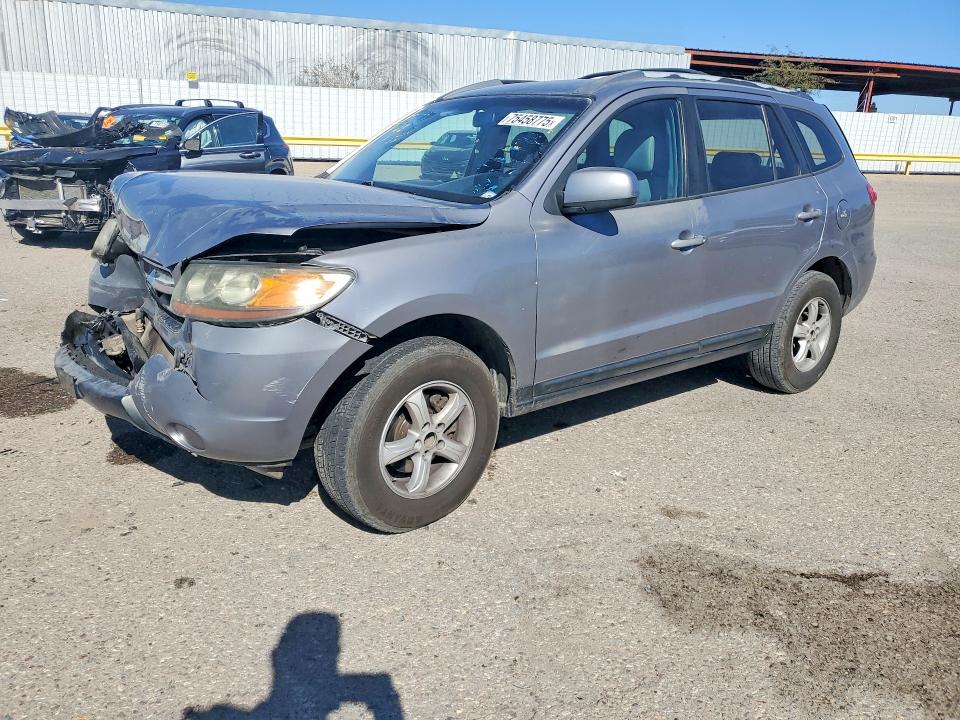2007 Hyundai Santa fe VIN 5NMSG13D17H049727 COPART salvage auction — FRONT END, Az - Cert Of Title - Salvage, sold $250 on 2026-07-10 (photo 1)