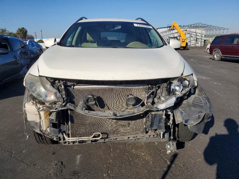 2009 Nissan Murano VIN JN8AZ18WX9W114370 COPART salvage auction — FRONT END, Ca - Salvage Certificate, sold $100 on 2026-07-09 (photo 5)