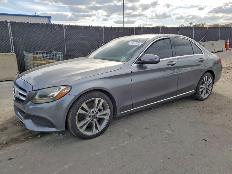 2018 Mercedes-benz C class VIN 55SWF4JB2JU247103 COPART salvage auction — MINOR DENT/SCRATCHES, Fl - Certificate Of Title, sold $7,400 on 2026-07-09 (photo 1)