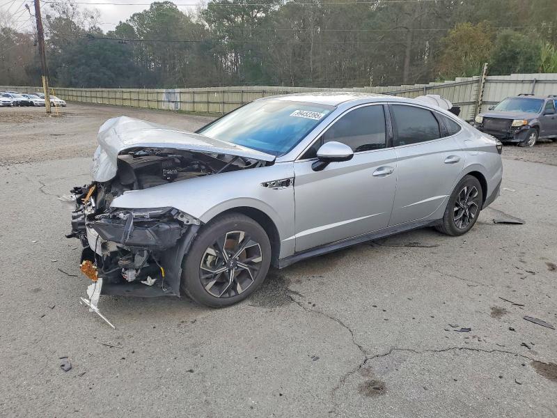 2024 Hyundai Sonata VIN KMHL64JA3RA415553 COPART salvage auction — FRONT END, Ga - Cert Of Title-Salvage, sold $4,000 on 2026-07-09 (photo 1)