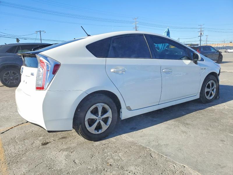 2013 Toyota Prius VIN JTDKN3DU4D5559374 COPART salvage auction — FRONT END, Ca - Salvage Certificate, sold $250 on 2026-07-27 (photo 3)