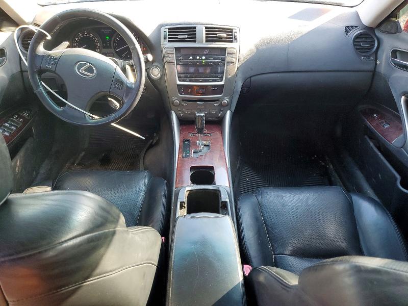 2007 Lexus Is VIN JTHCK262172018421 COPART salvage auction — REAR END, Pa - Cert Of Salvage-R=Reconstructe, sold $475 on 2026-07-06 (photo 8)