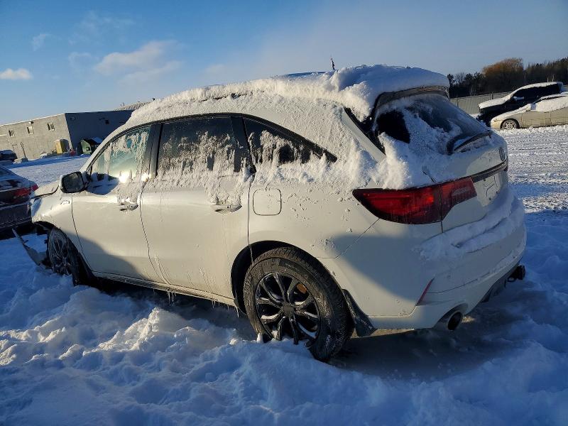 2019 Acura Mdx VIN 5J8YD4H07KL800459 COPART salvage auction — FRONT END, On - Permit No Brand - Unfit, sold $7,600 on 2026-07-30 (photo 2)