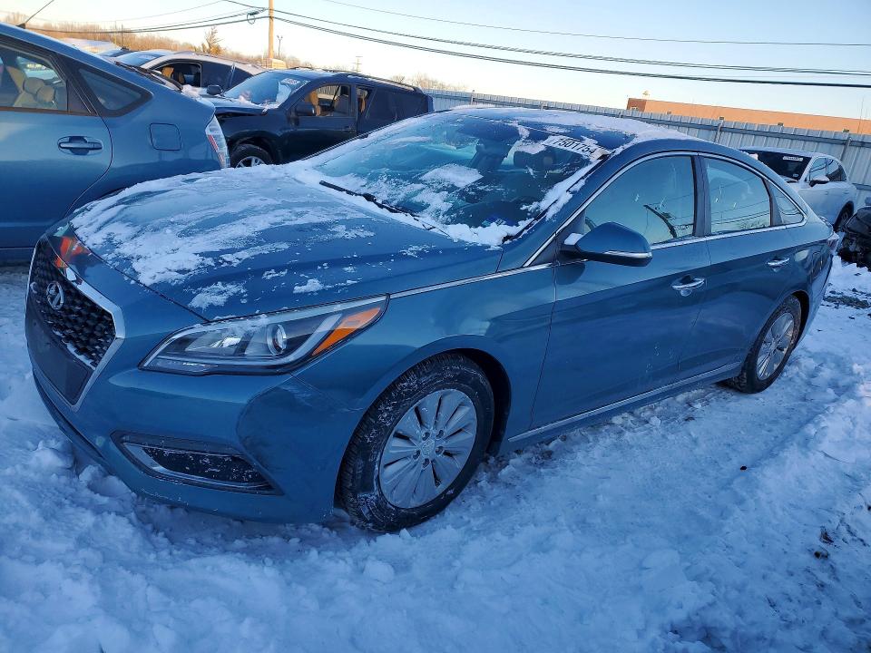 2016 Hyundai Sonata hybrid VIN KMHE24L16GA012911 COPART salvage auction — MECHANICAL, Oh - Certificate Of Title, sold $1,350 on 2026-07-08 (photo 1)