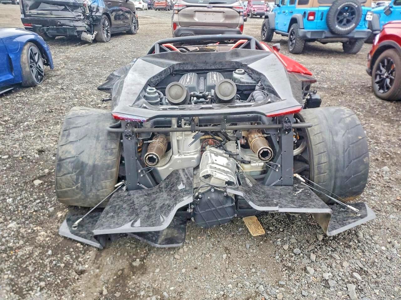 2012 Lamborghini Gallardo VIN ZHWGU7AJ5CLA11916 COPART salvage auction — All Over, NJ - CERT OF TITLE-SALVAGE, sold $72,100 on 2026-04-02 (photo 6)