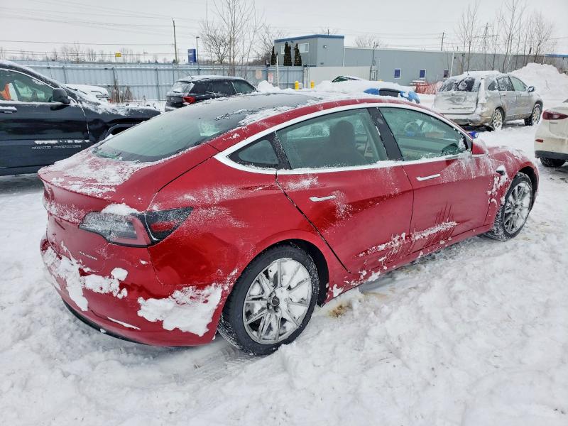 2018 Tesla Model 3 VIN 5YJ3E1EB9JF107033 COPART salvage auction — REAR END, Salvage Title, sold $9,900 on 2026-07-16 (photo 3)