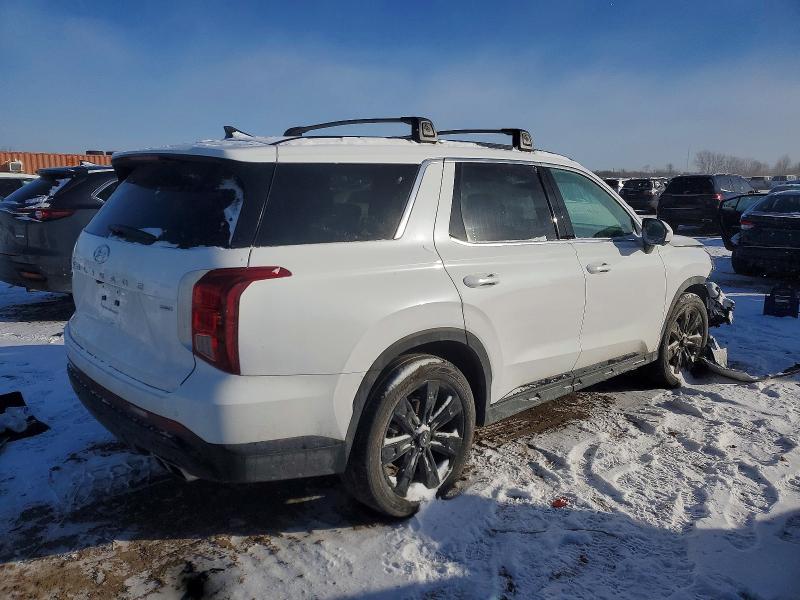 2025 Hyundai Palisade VIN KM8R3DGE2SU927368 COPART salvage auction — FRONT END, Il - Salvage Certificate, sold $7,500 on 2026-07-16 (photo 3)