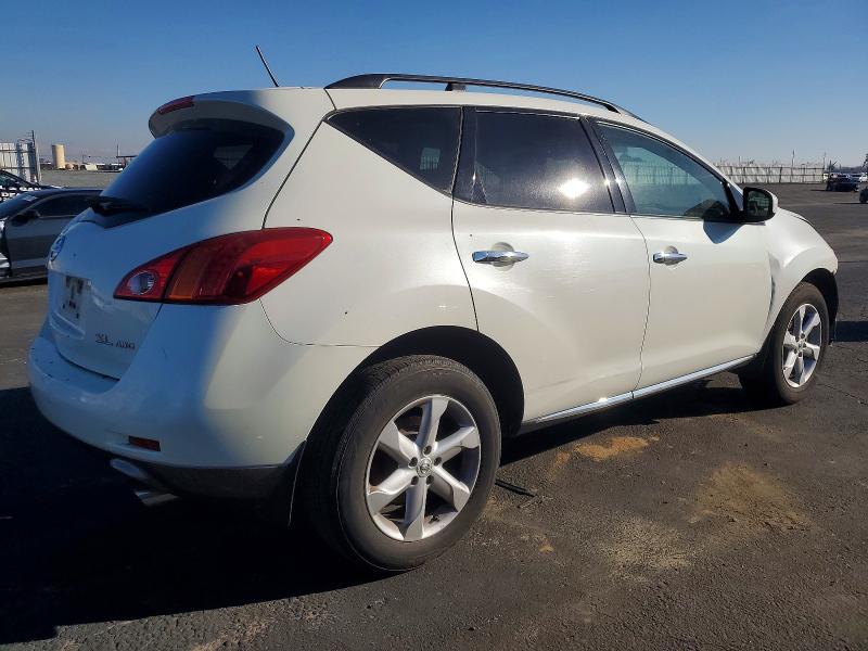 2009 Nissan Murano VIN JN8AZ18WX9W114370 COPART salvage auction — FRONT END, Ca - Salvage Certificate, sold $100 on 2026-07-09 (photo 3)