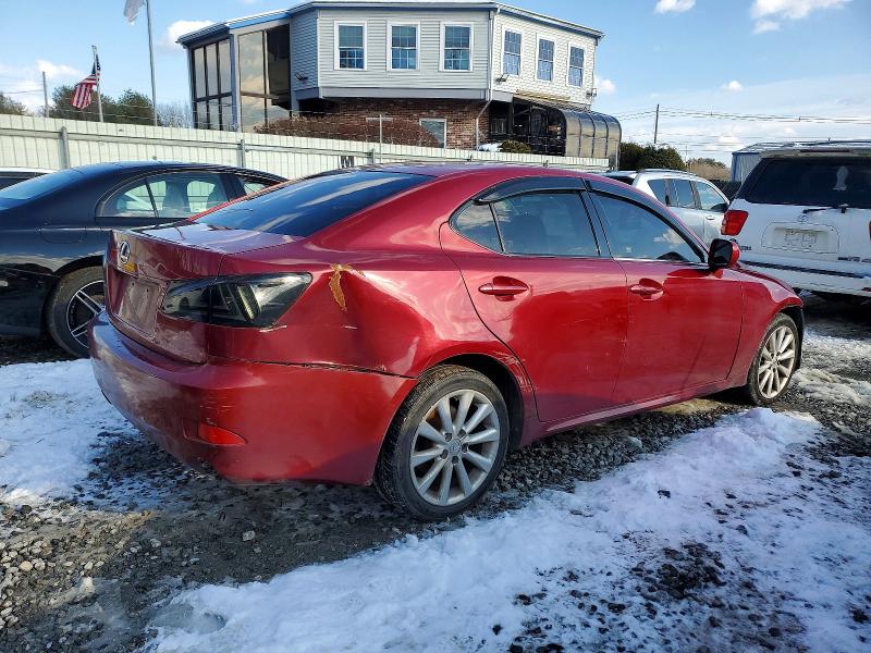 2007 Lexus Is VIN JTHCK262172018421 COPART salvage auction — REAR END, Pa - Cert Of Salvage-R=Reconstructe, sold $475 on 2026-07-06 (photo 3)