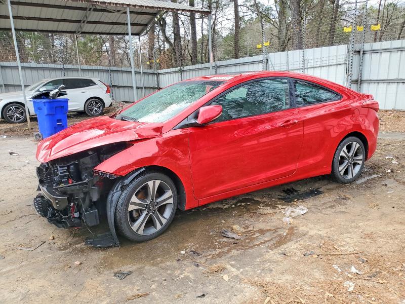 2013 Hyundai Elantra VIN KMHDH6AE5DU011772 COPART salvage auction — FRONT END, GA - CERT OF TITLE-SALVAGE, sold $375 on 2026-07-02 (photo 1)