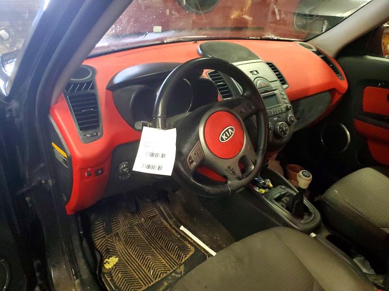 2011 Kia Soul VIN KNDJT2A20B7325619 COPART salvage auction — FRONT END, ON - PERMIT NO BRAND - UNFIT, sold $100 on 2026-07-09 (photo 8)