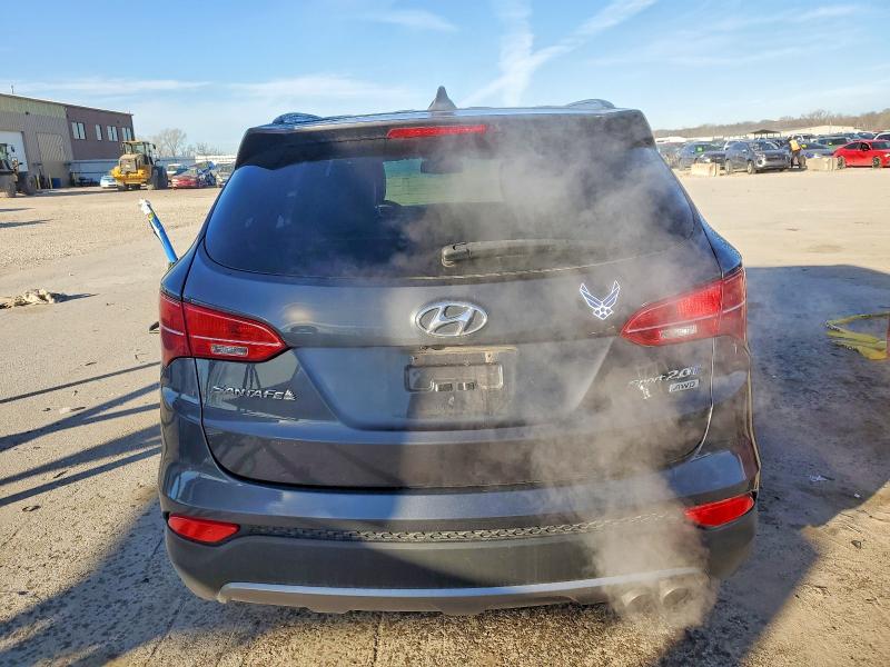 2016 Hyundai Santa fe VIN 5XYZUDLA7GG354139 COPART salvage auction — FRONT END, Ks - Cert Of Title-Salvage, sold $2,700 on 2026-07-21 (photo 6)