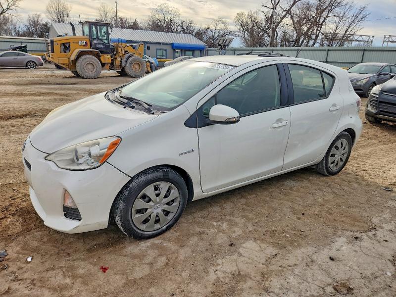 2013 Toyota Prius c VIN JTDKDTB33D1543896 COPART salvage auction — SIDE, Ks - Cert Of Title-Salvage, sold $225 on 2026-07-27 (photo 1)