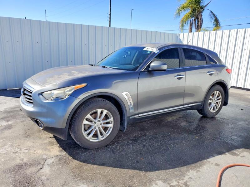 2013 Infiniti Fx37 VIN JN8CS1MU6DM142110 COPART salvage auction — MECHANICAL, Fl - Certificate Of Title, sold $1,450 on 2026-07-21 (photo 1)