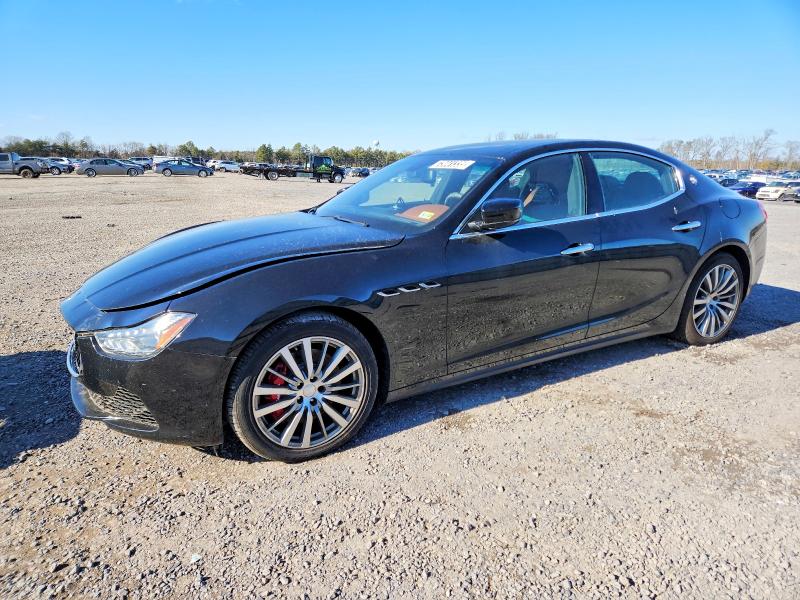 2016 Maserati Ghibli VIN ZAM57RTA7G1189109 COPART salvage auction — FRONT END, Va - Certificate Of Title, sold $5,900 on 2026-07-14 (photo 1)