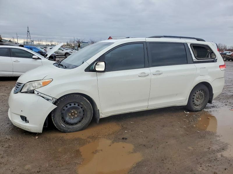 2012 Toyota Sienna VIN 5TDDK3DCXCS043523 COPART salvage auction — REAR END, ON - PERMIT NO BRAND - UNFIT, sold $1,900 on 2026-07-16 (photo 1)
