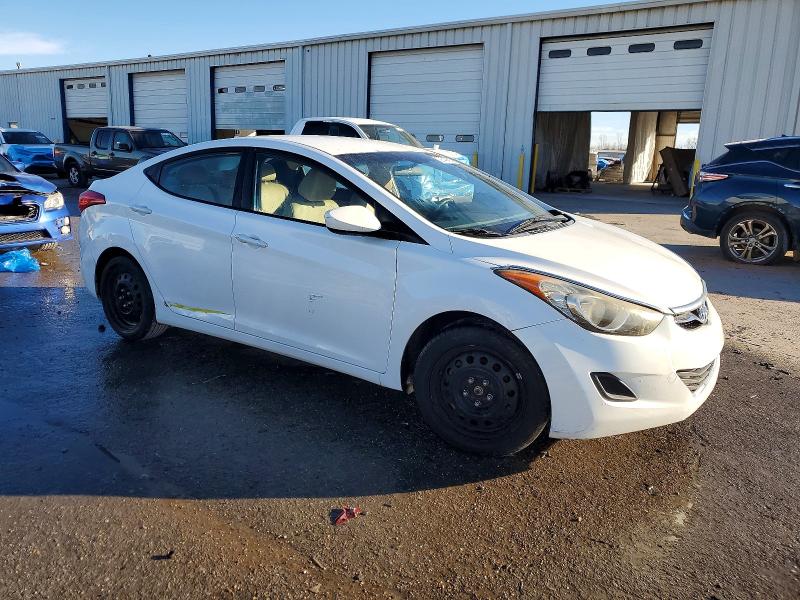 2012 Hyundai Elantra VIN 5NPDH4AE2CH137153 COPART salvage auction — VANDALISM, AL - CERTIFICATE OF TITLE, sold $675 on 2026-07-02 (photo 4)