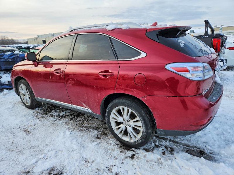 2010 Lexus Rx 450h VIN JTJBC1BA1A2016318 COPART salvage auction — MINOR DENT/SCRATCHES, Nh - Cert Of Title-Parts Only, sold $1,100 on 2026-07-26 (photo 2)