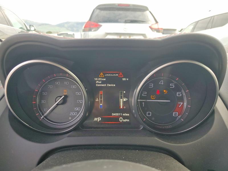 2015 Jaguar F-type VIN SAJWA6DA0FMK18651 COPART salvage auction — FRONT END, Ca - Salvage Certificate, sold $14,500 on 2026-07-02 (photo 9)