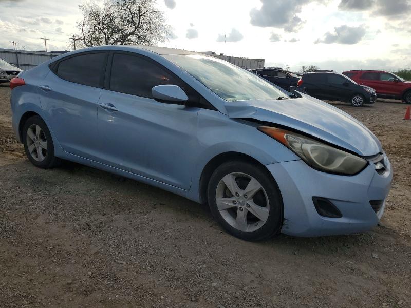 2011 Hyundai Elantra VIN KMHDH4AE8BU109390 COPART salvage auction — FRONT END, Tx - Salvage Vehicle Title, sold $250 on 2026-07-22 (photo 4)