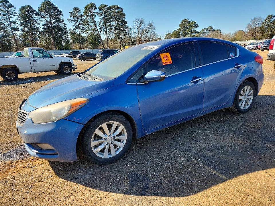 2014 Kia Forte VIN KNAFX4A84E5050909 COPART salvage auction — FRONT END, Ok - Cert Of Title-Salvage, sold $650 on 2026-07-13 (photo 1)