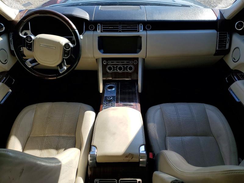 2017 Land rover RANGE ROVER VIN SALGS2FV1HA372100 COPART salvage auction — MINOR DENT/SCRATCHES, MI - CERTIFICATE OF TITLE, sold $7,600 on 2026-07-28 (photo 8)