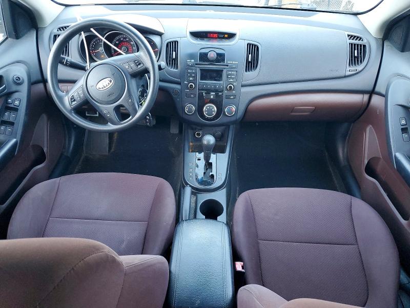 2010 Kia Forte VIN KNAFU4A23A5881221 COPART salvage auction — FRONT END, CA - SALVAGE CERTIFICATE, sold $900 on 2026-07-17 (photo 8)