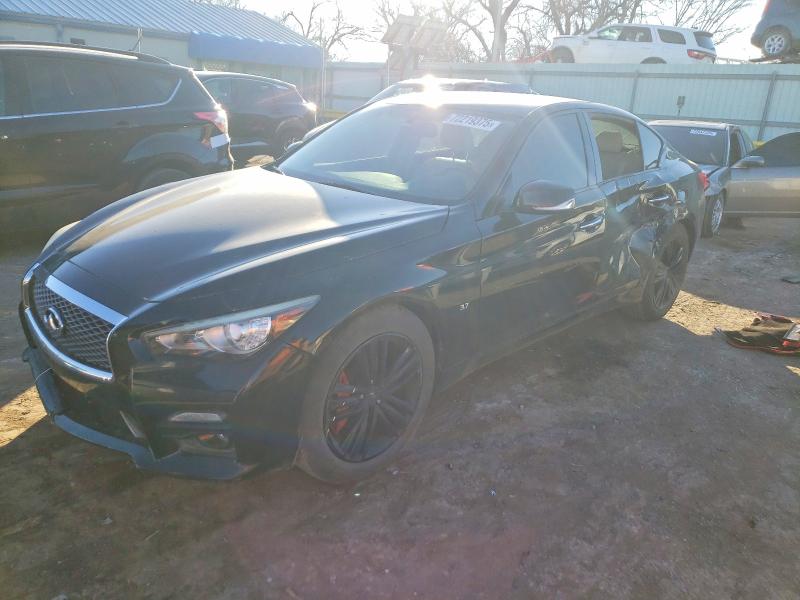 2015 Infiniti Q50 VIN JN1BV7AR4FM414631 COPART salvage auction — SIDE, Wv - Salvage Certificate, sold $900 on 2026-07-13 (photo 1)