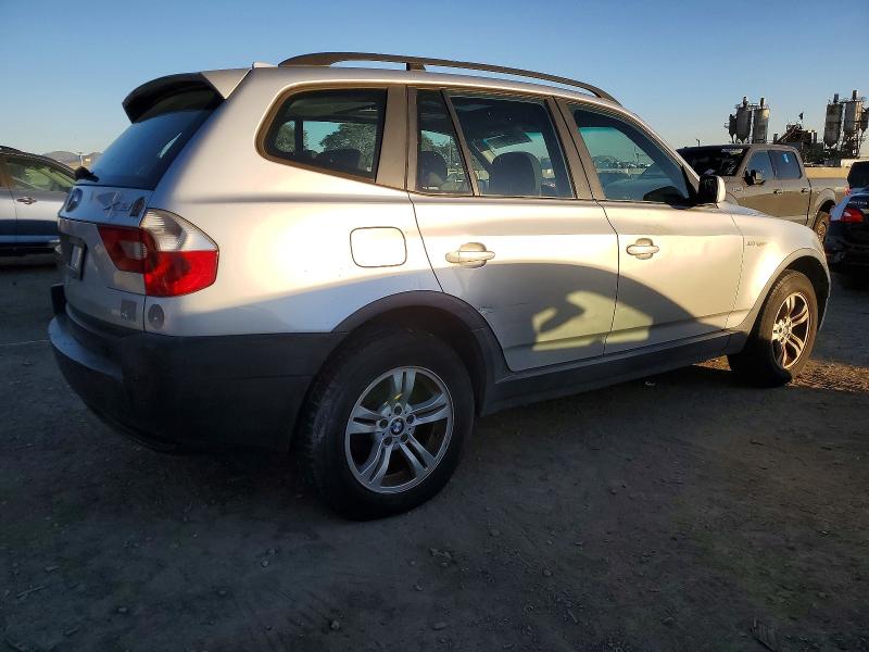 2005 BMW X3 VIN WBXPA93465WD17225 COPART salvage auction — MINOR DENT/SCRATCHES, Ca - App For Dup Salvage Or Ac, sold $825 on 2026-07-28 (photo 3)