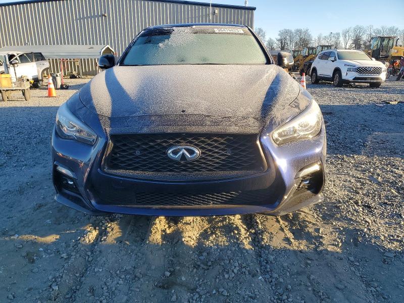 2021 Infiniti Q50 VIN JN1FV7DR6MM880782 COPART salvage auction — SIDE, NY - MV-907A SALVAGE CERTIFICATE, sold $13,000 on 2026-07-27 (photo 5)