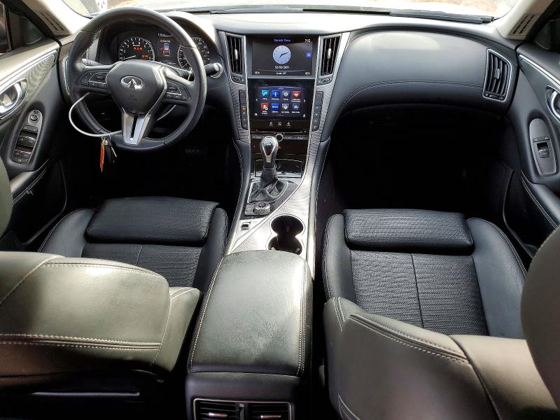 2018 Infiniti Q50 VIN JN1EV7AR2JM445964 COPART salvage auction — FRONT END, Nc - Salvage Certificate Of Title, sold $1,750 on 2026-07-20 (photo 8)