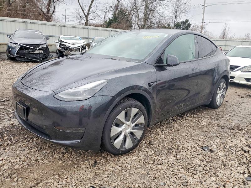 2024 Tesla Model y VIN 7SAYGDED4RF085606 COPART salvage auction — SIDE, MO - SALVAGE CERTIFICATE OF TITLE, sold $5,200 on 2026-07-28 (photo 1)