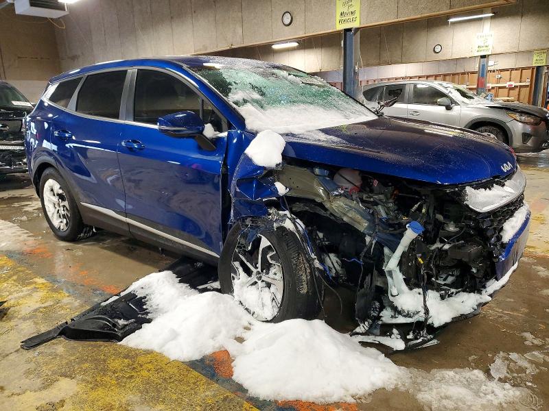 2025 Kia Sportage VIN 5XYK33DF6SG260044 COPART salvage auction — FRONT END, In - Cert Of Title-Salvage Title, sold $7,500 on 2026-07-10 (photo 4)