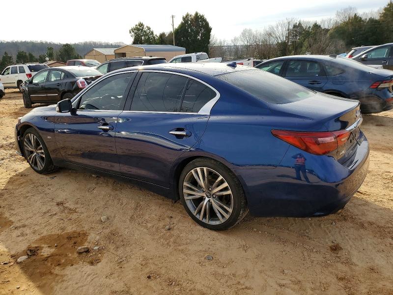 2018 Infiniti Q50 VIN JN1EV7AR2JM445964 COPART salvage auction — FRONT END, Nc - Salvage Certificate Of Title, sold $1,750 on 2026-07-20 (photo 2)