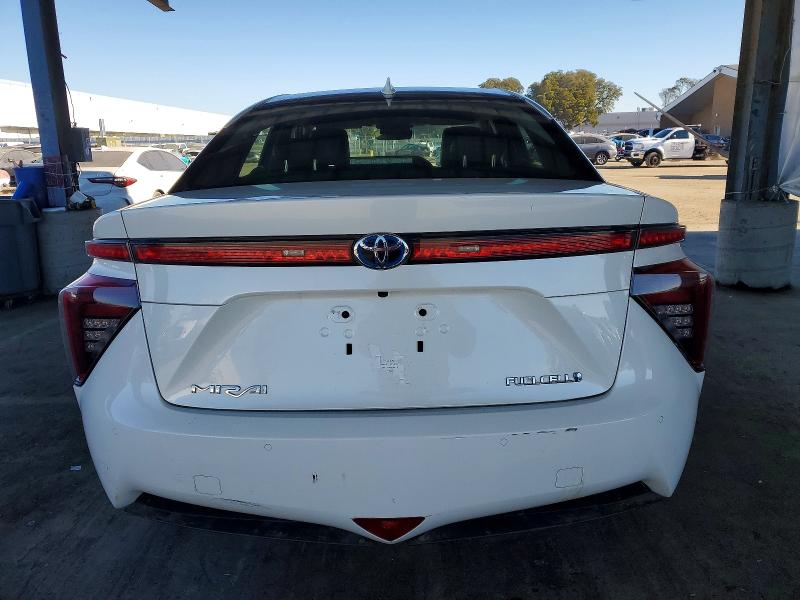 2017 Toyota Mirai VIN JTDBVRBD7HA001490 COPART salvage auction — FRONT END, Ca - Dis/Dlr/Exp App For Dup Salvag, sold $450 on 2026-07-09 (photo 6)