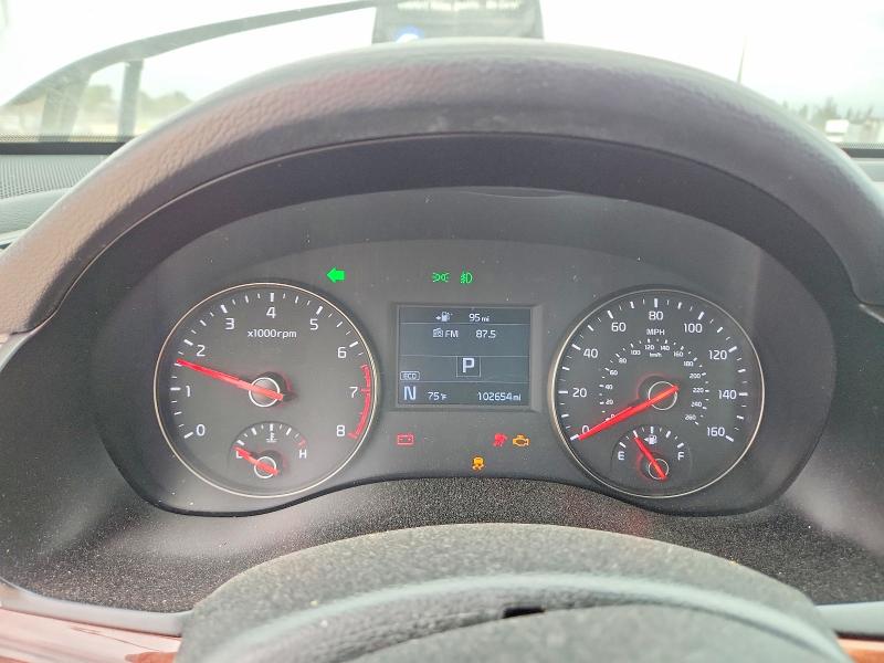 2017 Kia Cadenza VIN KNALB4J12H5052120 COPART salvage auction — FRONT END, Fl - Certificate Of Title (P), sold $1,600 on 2026-07-28 (photo 9)