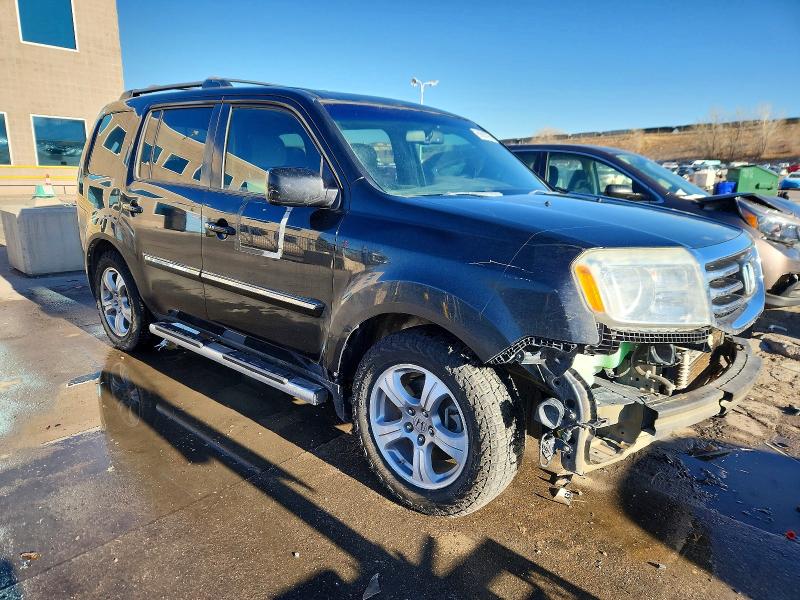 2013 Honda Pilot VIN 5FNYF4H51DB044654 COPART salvage auction — FRONT END, Salvage Title, sold $1,450 on 2026-07-22 (photo 4)