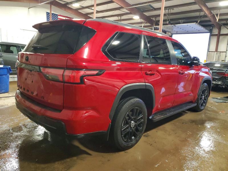 2024 Toyota Sequoia VIN 7SVAAABA0RX040179 COPART salvage auction — FRONT END, De - Salvage Certificate, sold $25,750 on 2026-07-07 (photo 3)