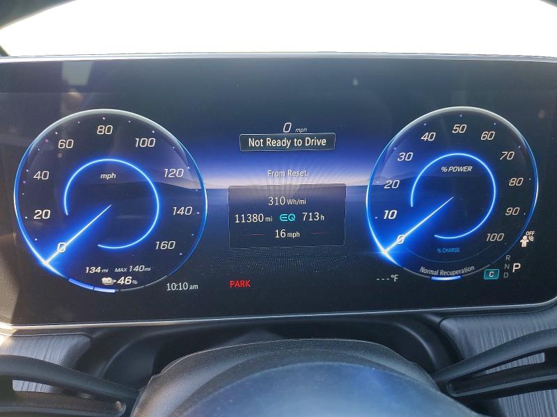 2023 Mercedes-benz Eqe VIN 4JGGM2BB7PA011641 COPART salvage auction — FRONT END, Ca - Salvage Certificate, sold $16,300 on 2026-07-13 (photo 9)