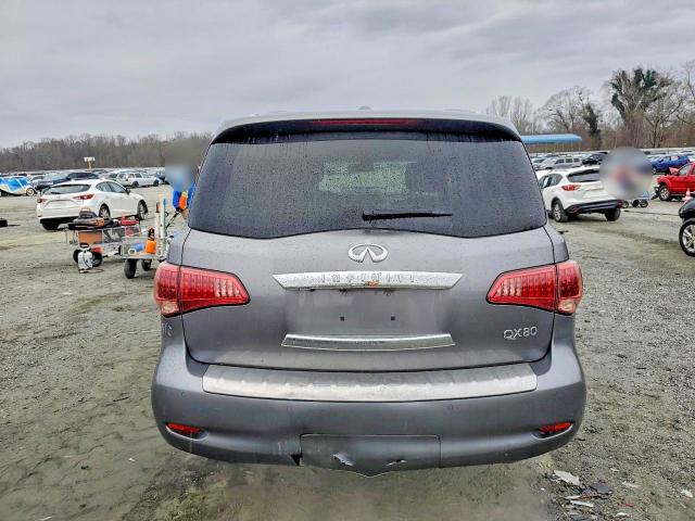 2016 Infiniti Qx80 VIN JN8AZ2NE5G9120154 COPART salvage auction — FRONT END, Sc - Cert Of Title-Salvage, sold $3,800 on 2026-07-06 (photo 6)