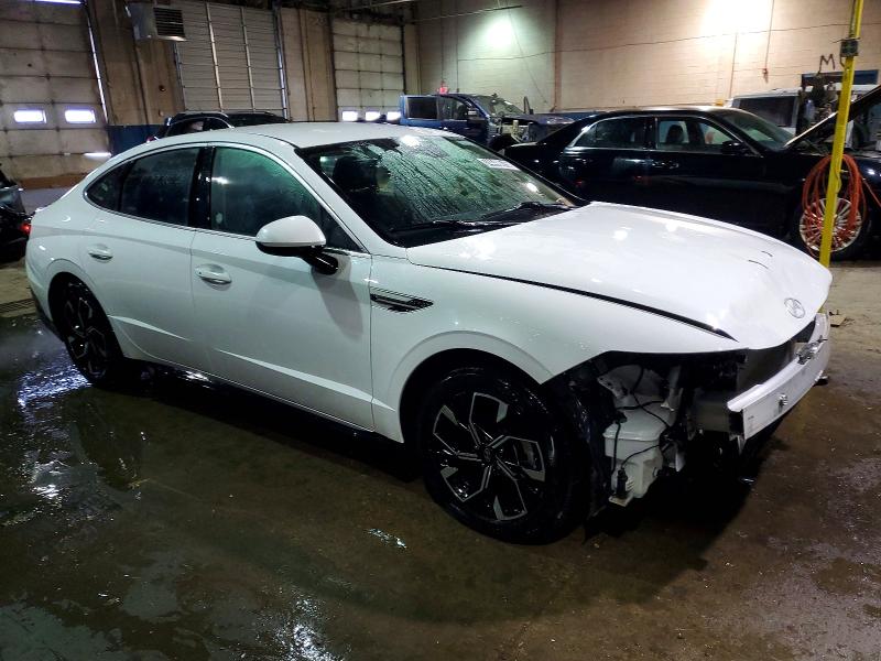 2025 Hyundai Sonata VIN KMHL64JA1SA479810 COPART salvage auction — SIDE, TN - SALVAGE CERTIFICATE, sold $5,000 on 2026-07-22 (photo 4)