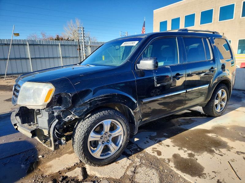 2013 Honda Pilot VIN 5FNYF4H51DB044654 COPART salvage auction — FRONT END, Salvage Title, sold $1,450 on 2026-07-22 (photo 1)