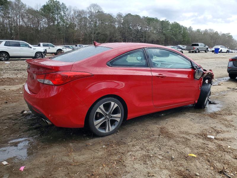 2013 Hyundai Elantra VIN KMHDH6AE5DU011772 COPART salvage auction — FRONT END, GA - CERT OF TITLE-SALVAGE, sold $375 on 2026-07-02 (photo 3)