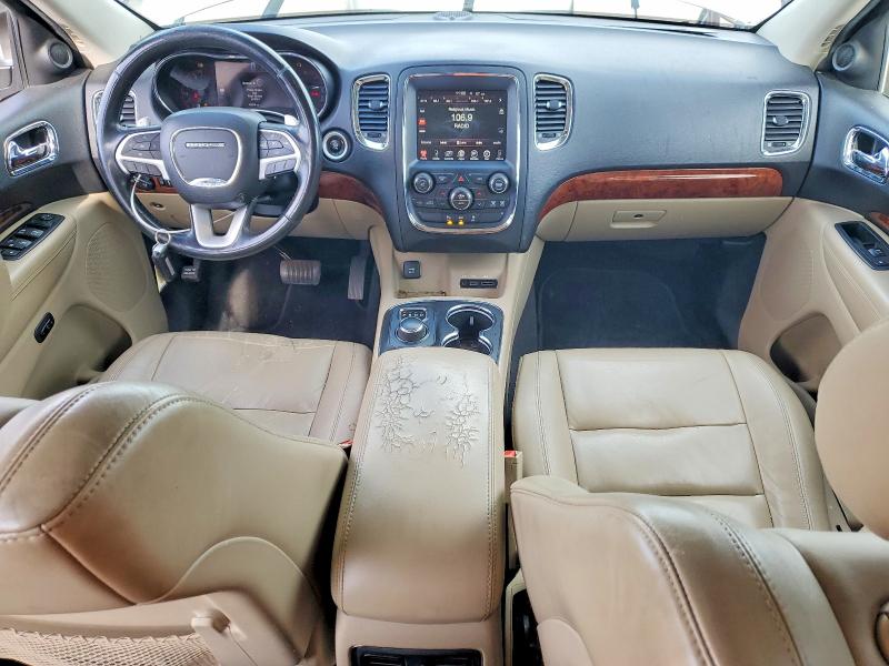 2014 Dodge Durango VIN 1C4RDHDG6EC313979 COPART salvage auction — REAR END, Tx - Salvage Vehicle Title, sold $750 on 2026-07-02 (photo 8)