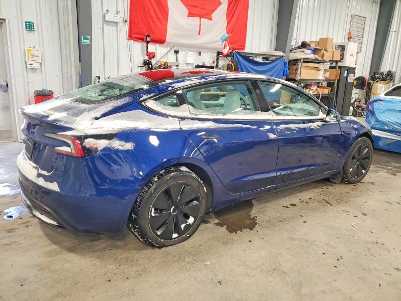 2024 Tesla Model 3 VIN LRW3E7FA2RC276485 COPART salvage auction — FRONT END, Qc - Gravement Accidente, sold $11,300 on 2026-07-02 (photo 3)