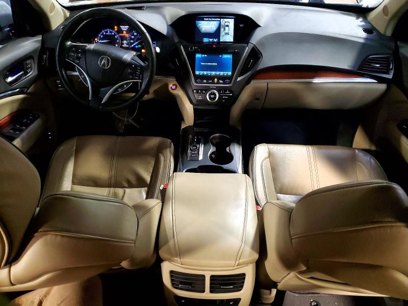 2018 Acura Mdx VIN 5J8YD4H89JL027076 COPART salvage auction — FRONT END, PA - CERTIFICATE OF SALVAGE, sold $3,300 on 2026-07-08 (photo 8)